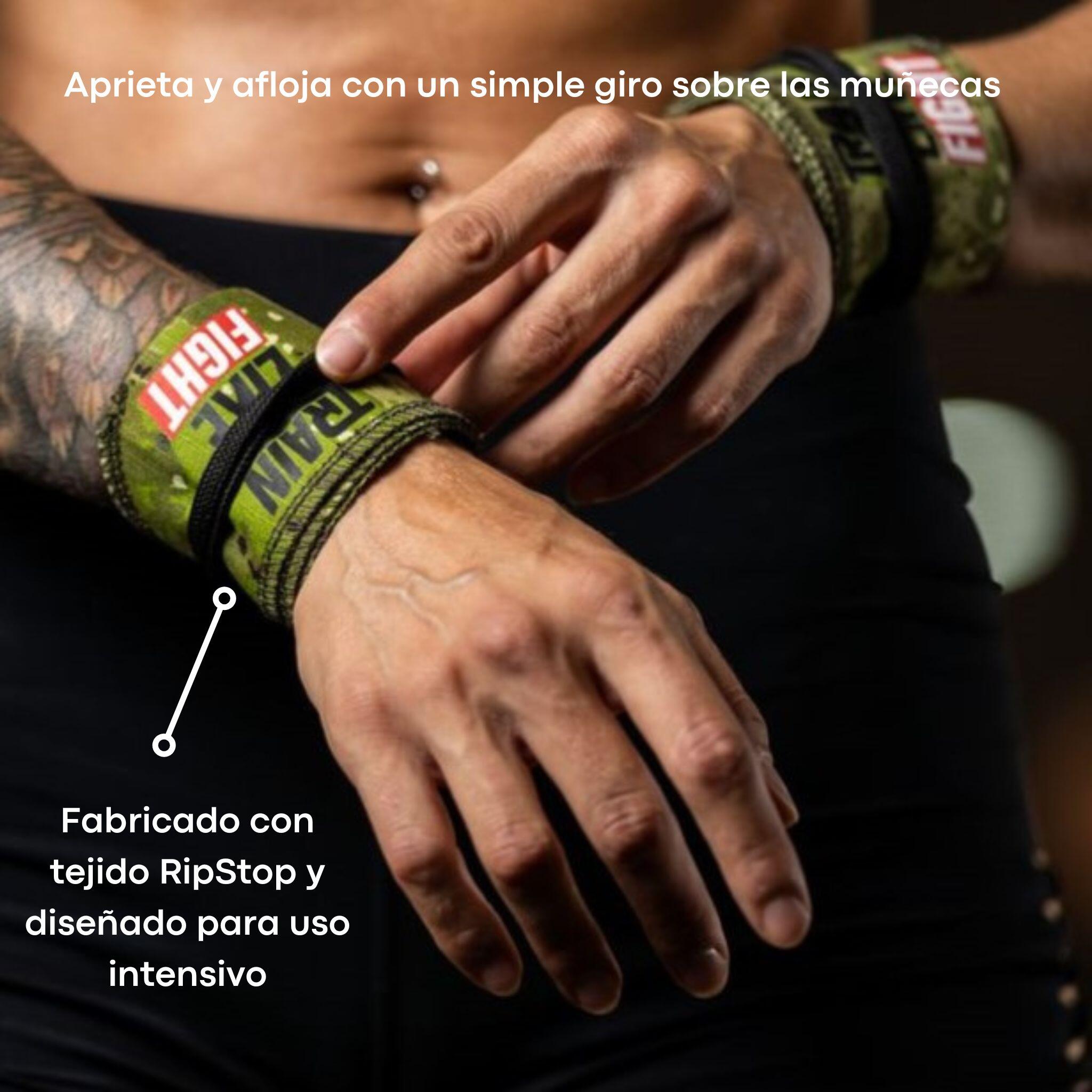 Proteção de Pulso H.D. RipStop  Pulseiras Trainlikefight Verde 2/4
