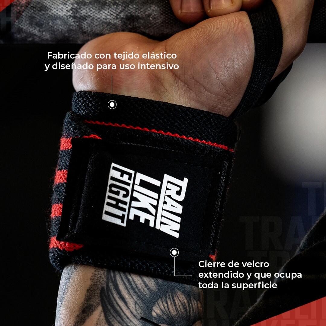 Muñequera Elástica Strong Wraps Roja 3/6