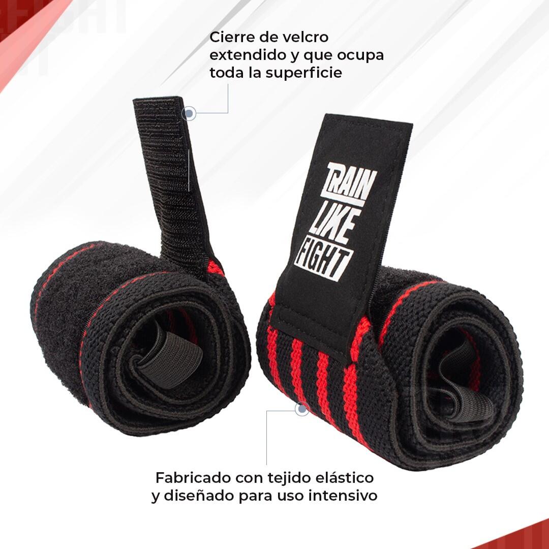 Muñequera Elástica Strong Wraps Roja 2/6