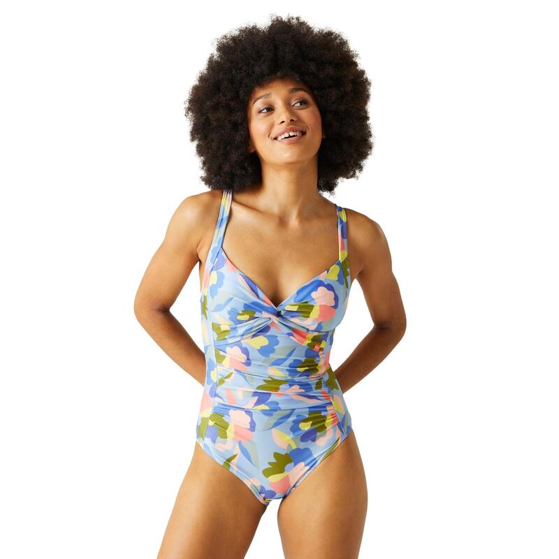 Maillot de bain 1 pièce SAKARI Femme (Bleu / Vert / Jaune)