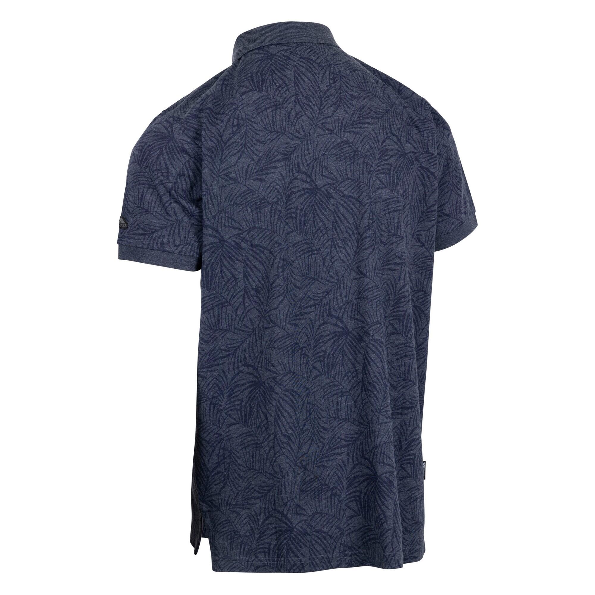 Polo Motif/style Imprimé Intégral CABRA Homme (Bleu Marine) 2/3