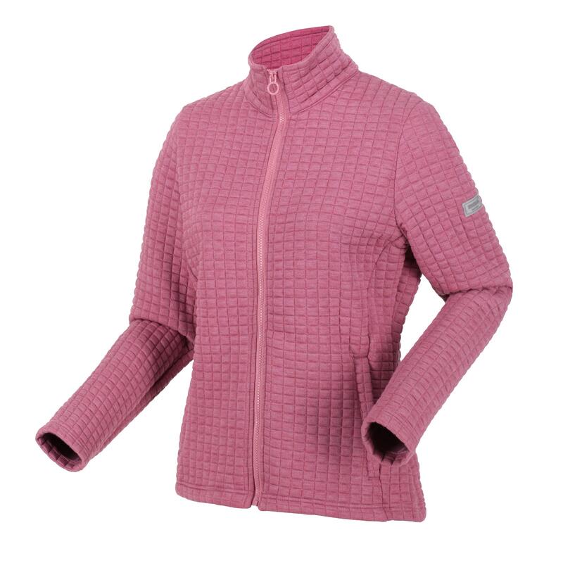 Dames Sakina Fleece Jas (Heather Rose)