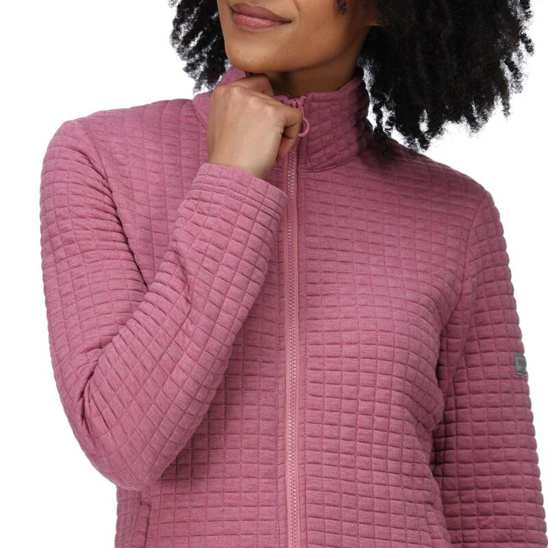 Dames Sakina Fleece Jas (Heather Rose)