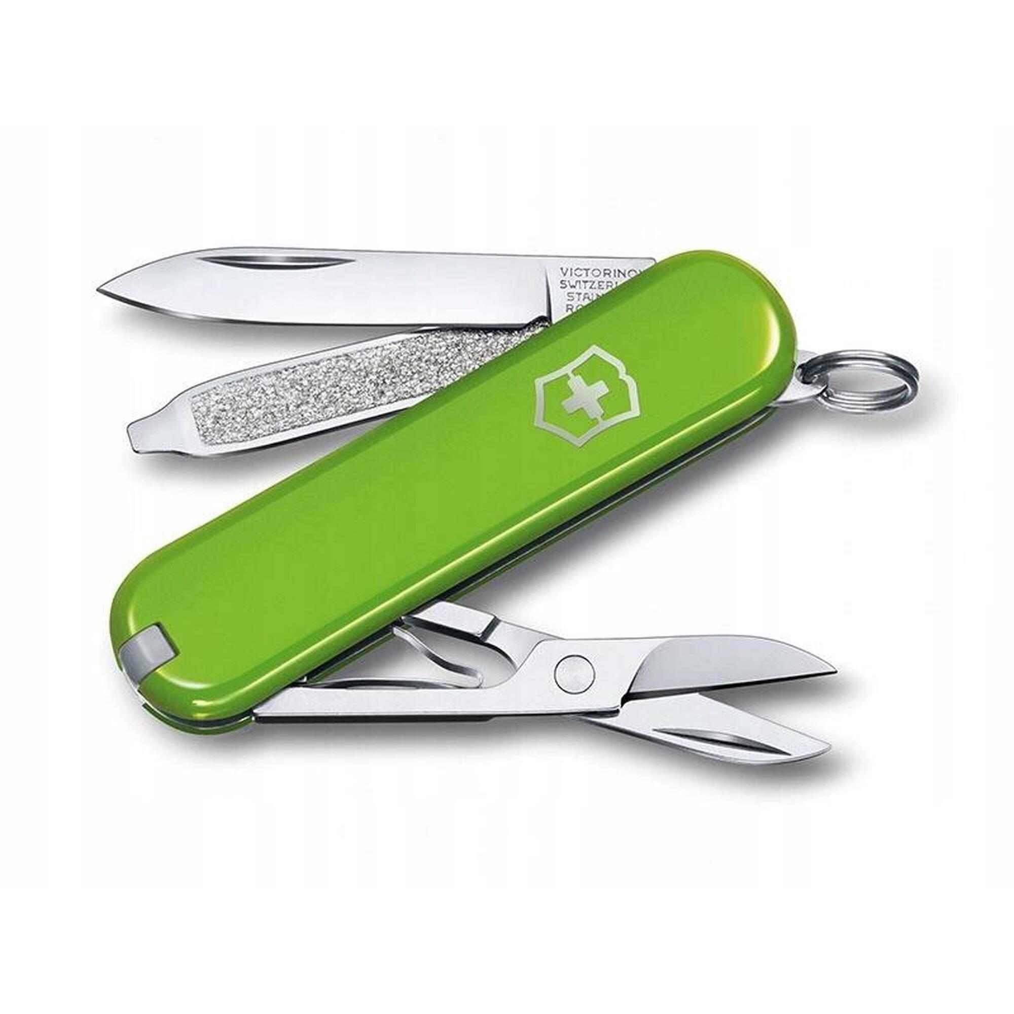 Victorinox - Couteau Suisse Victorinox Classic Sd Smashed Avocado 58 Mm 7 Fonctions Compact - Couteau Multifonction - Vert - Taille Unique - Decathlon