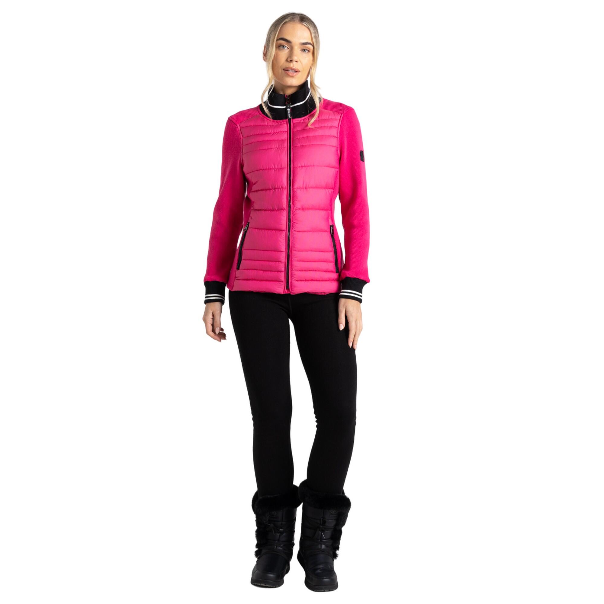 Dames Icy Hybrid gewatteerd jack (Puur Roze) 4/5