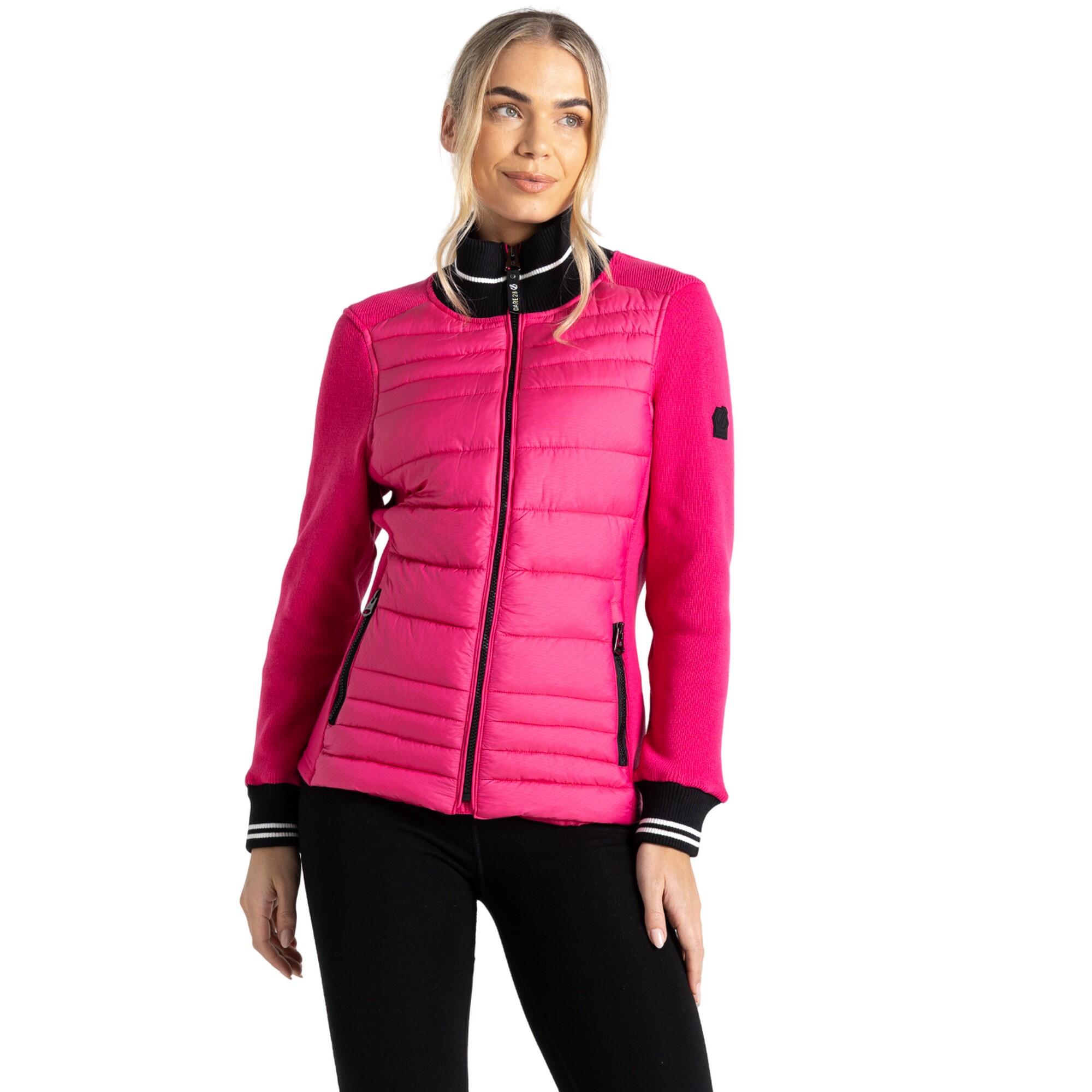 Dames Icy Hybrid gewatteerd jack (Puur Roze) 3/5