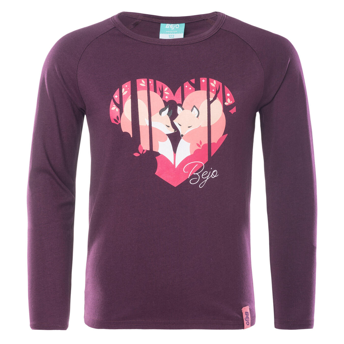 BEJO Meisjes Rita Tshirt met lange mouwen (Winterbloei)