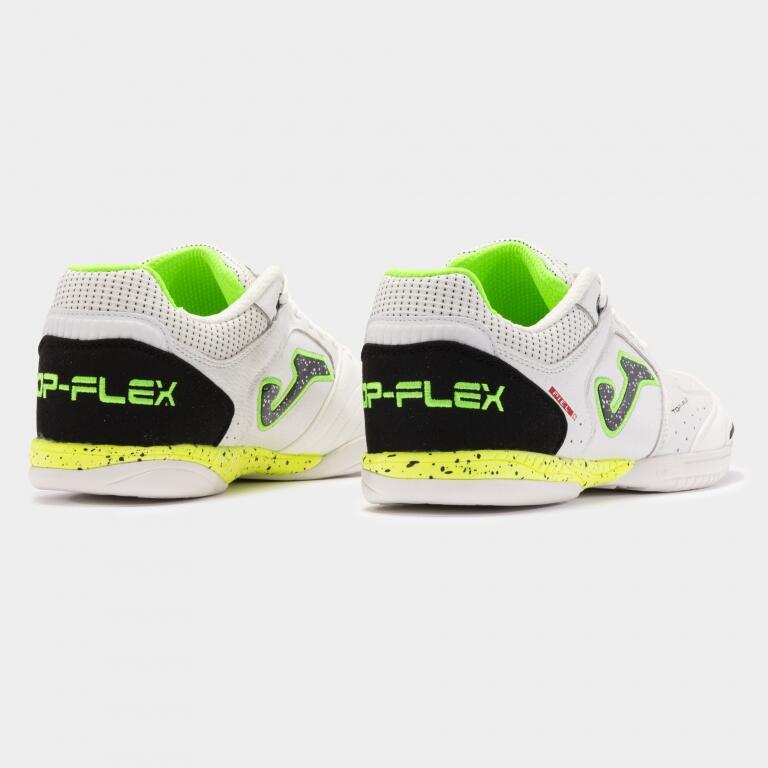 Pantofi futsal Joma Top Flex, alb/negru, mărimea 43