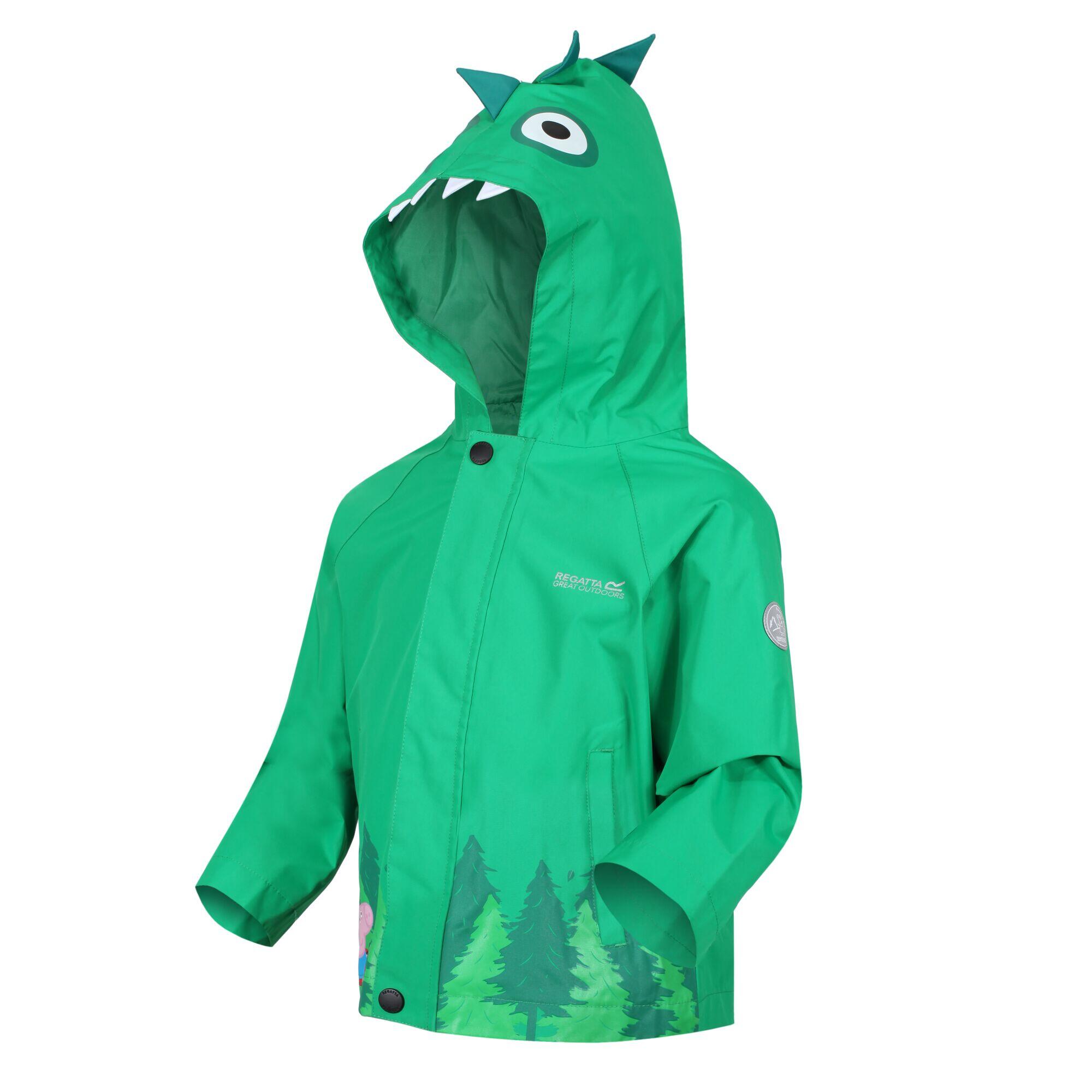 Veste Imperméable Motif/style Dinosaure Enfant (Vert Jade) 3/5
