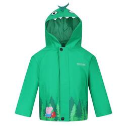 Veste Imperméable Motif/style Dinosaure Enfant (Vert Jade)