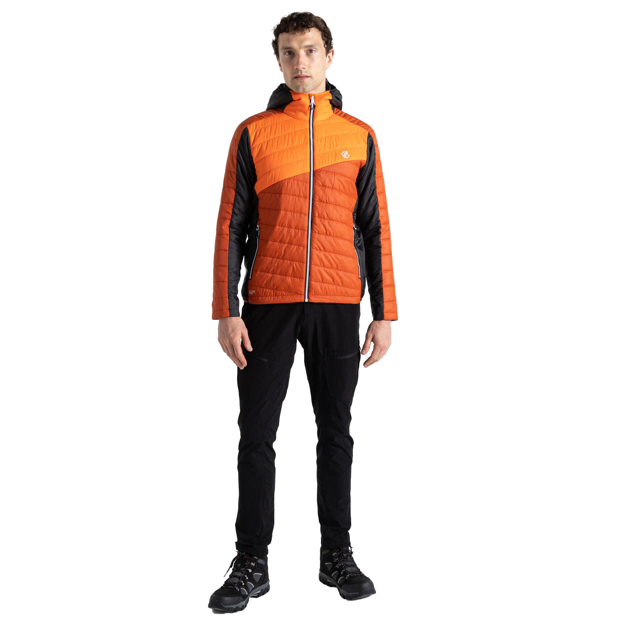 Veste Matelassée TOURING Homme (Thé Rooibos / Orange Vif) 4/5