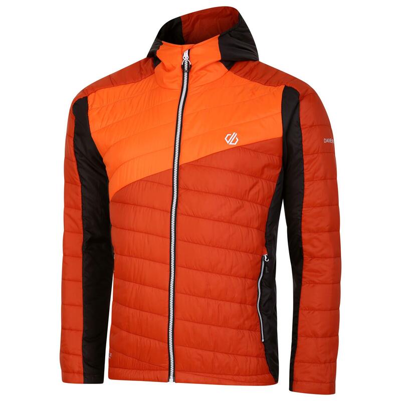 Veste matelassée TOURING Homme (Thé rooibos / Orange vif)