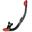 Snorkel Mares - ERGO DRY Black, Rosu
