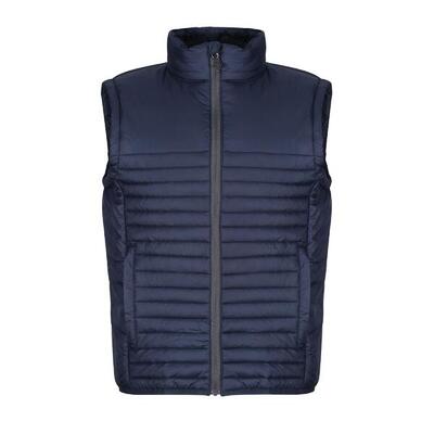 Heren geïsoleerde gerecyclede bodywarmer (marine)