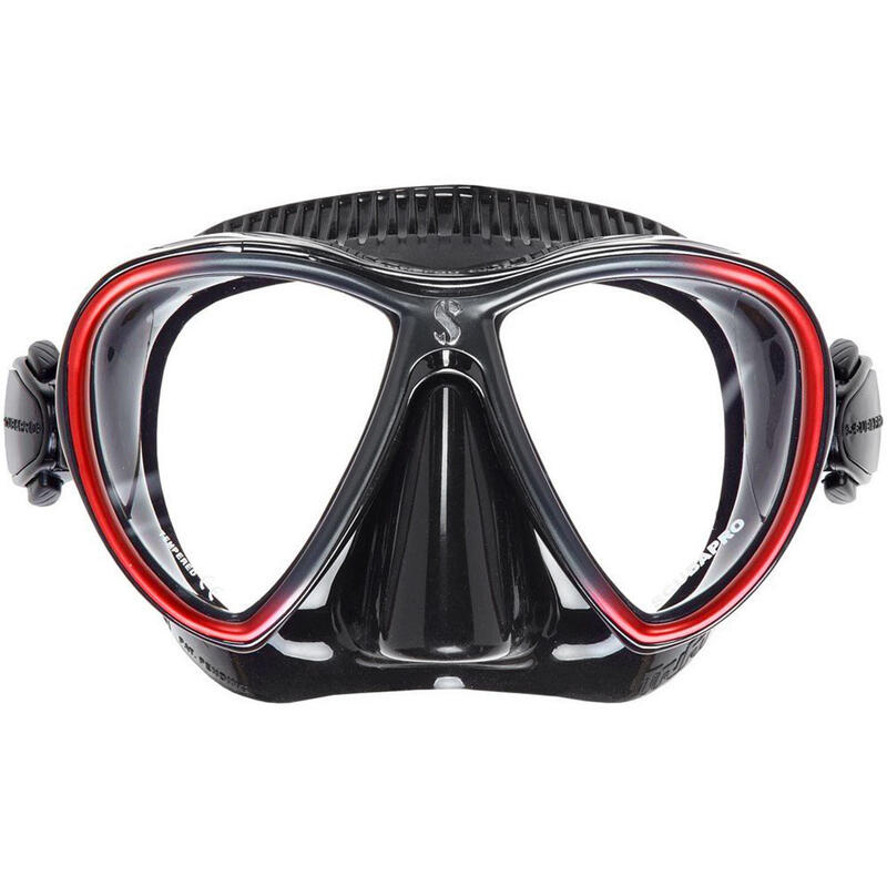 Masca Scubapro - SYNERGY TWIN CS Black, Rosu
