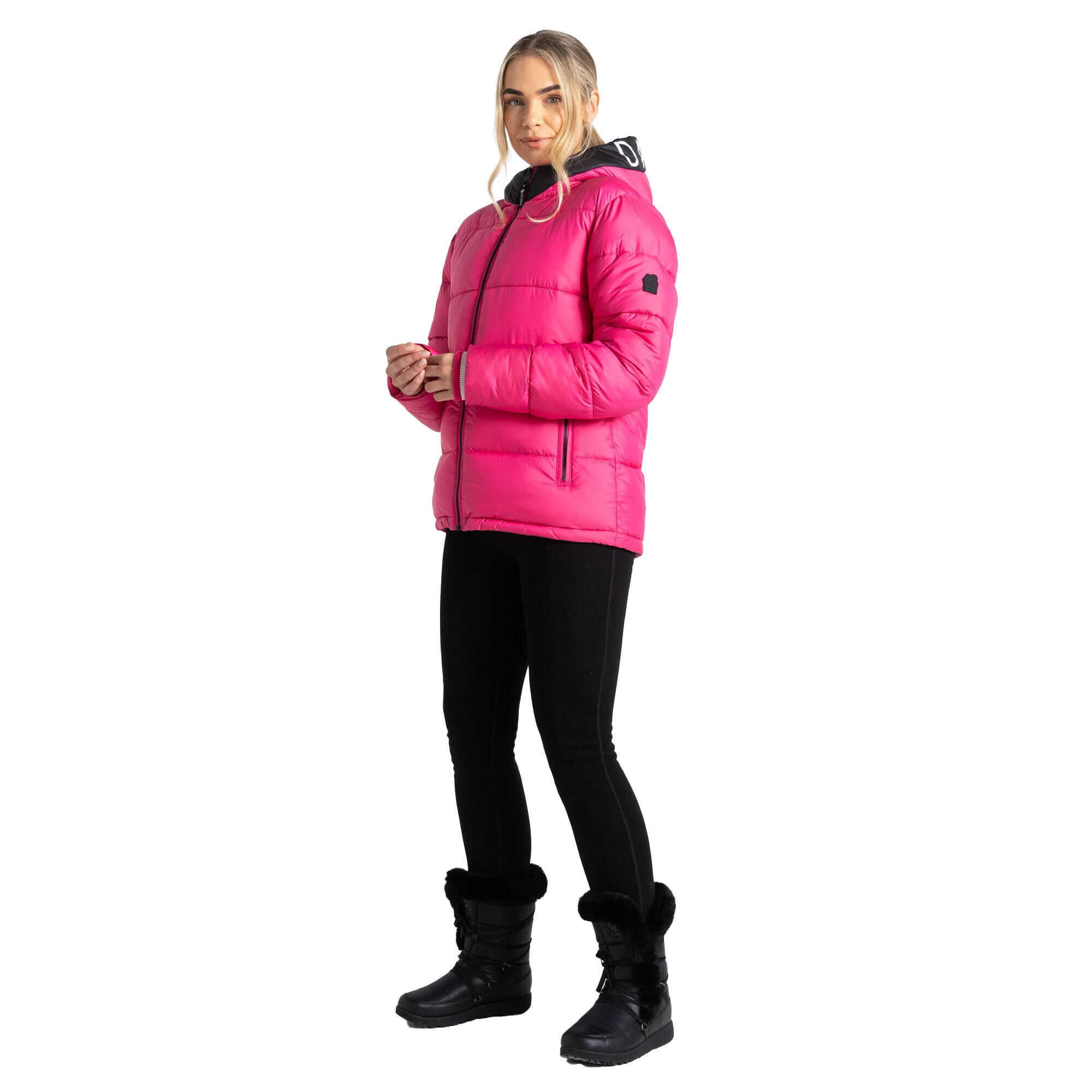 Veste Matelassée CHILLY Femme (Rose Bonbon) 4/5