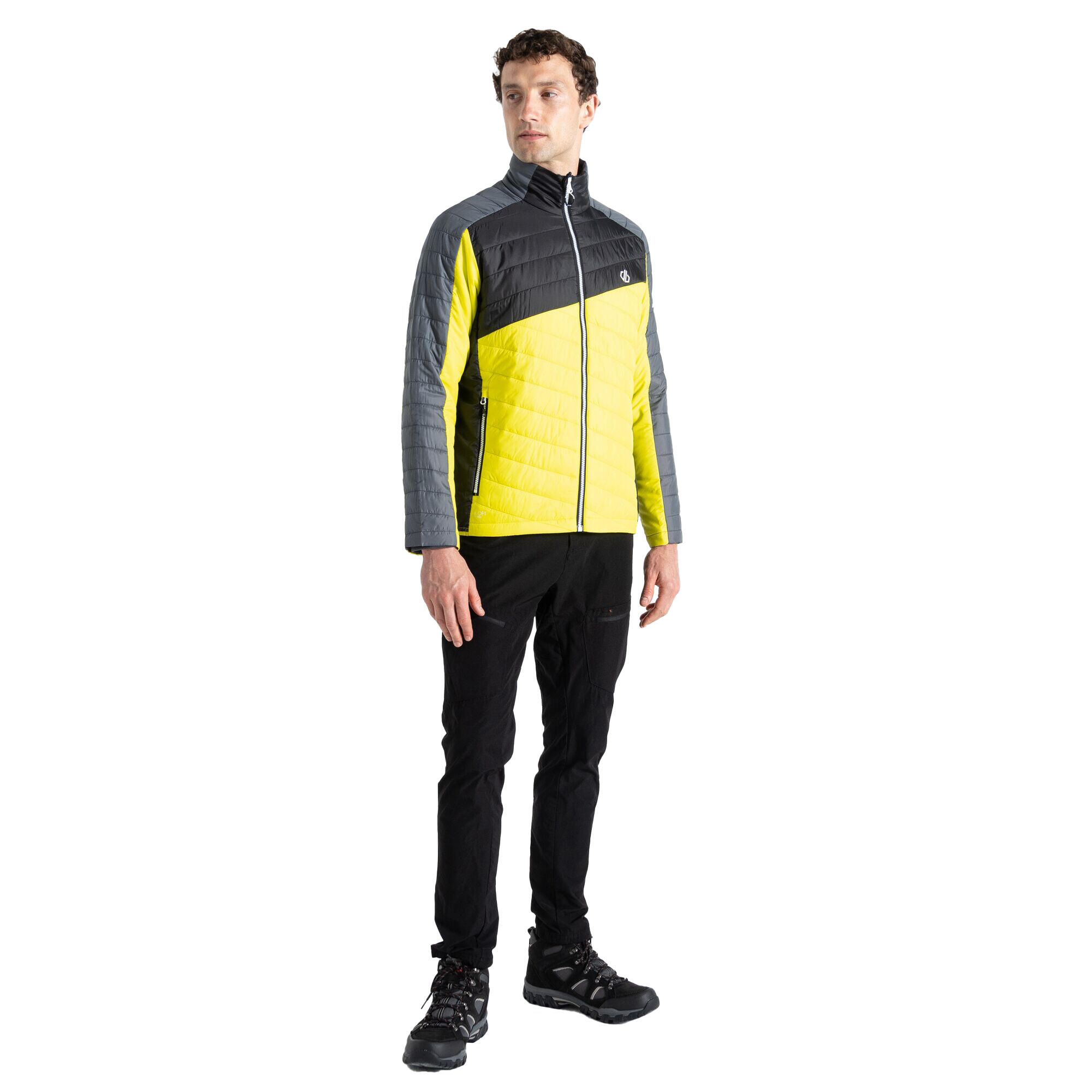Giacca Imbottita Uomo Dare 2B Descending Neon Primaverile Nero 4/5