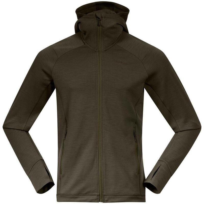 Bergans of Norway Ulstein Wool Hood Jacket - Men - Dark Green Mud