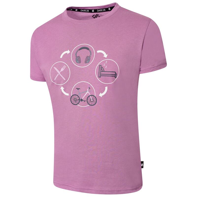 Kinder/Kids Go Beyond Cycle TShirt (Stoffig lavendel)