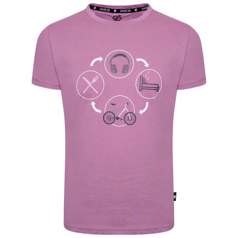 Kinder/Kids Go Beyond Cycle TShirt (Stoffig lavendel)