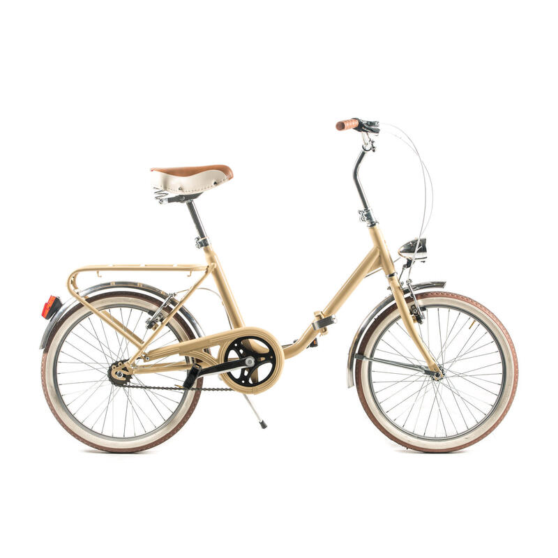 Bicicleta Plegable Bambina Crema