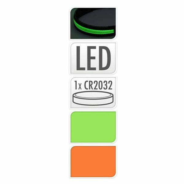 Kutyanyakörv LED világítással, 34-41cm, 2 színben