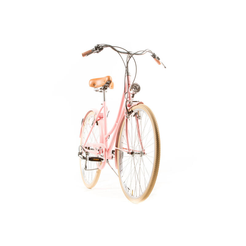 Bicicleta de paseo Capri Valentina rosa lavanda 6V