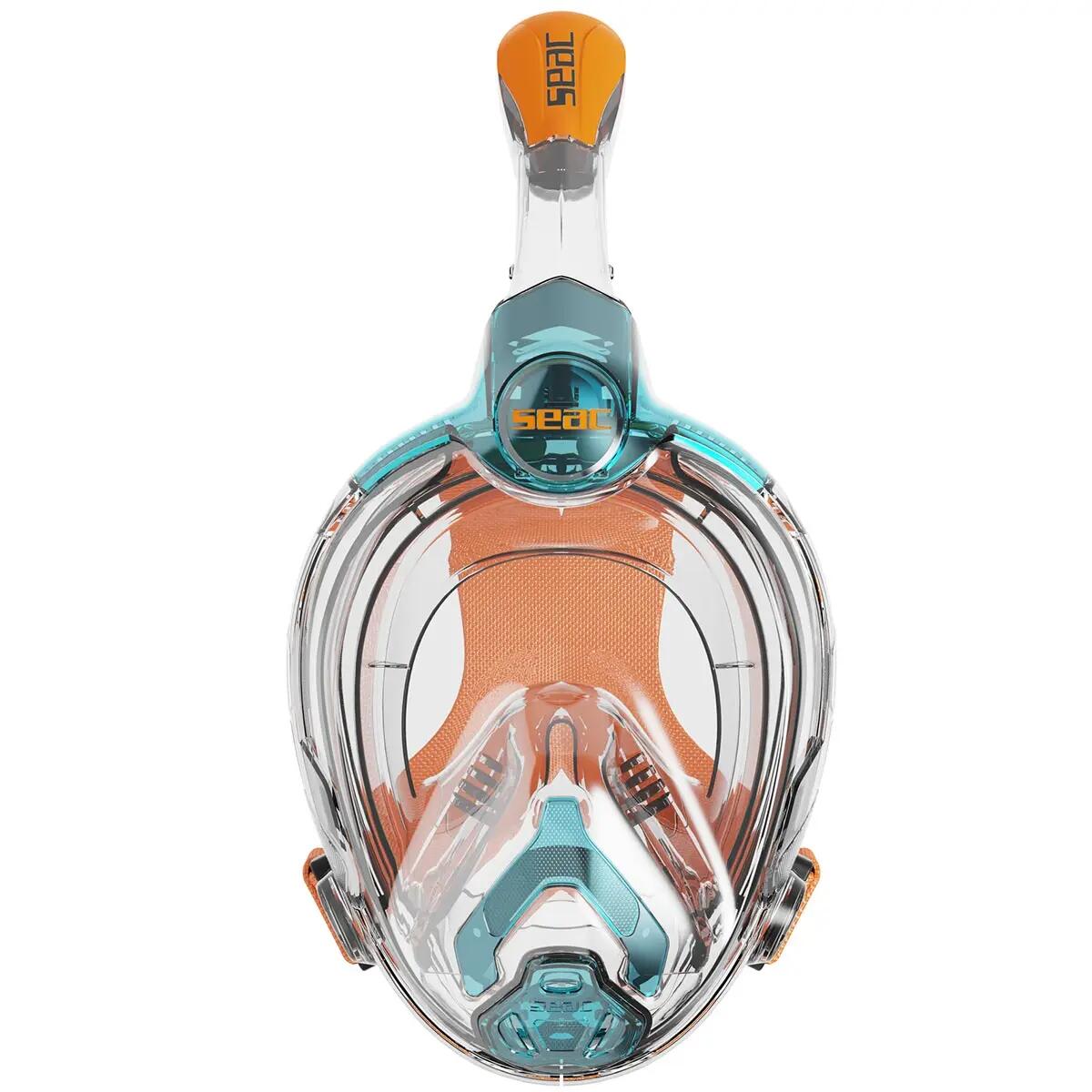 Seac Libera Junior Snorkelling Mask Blue/Orange 2/4
