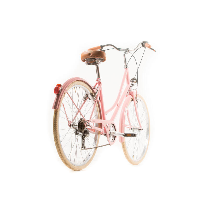 Bicicleta de paseo Capri Valentina rosa lavanda 6V