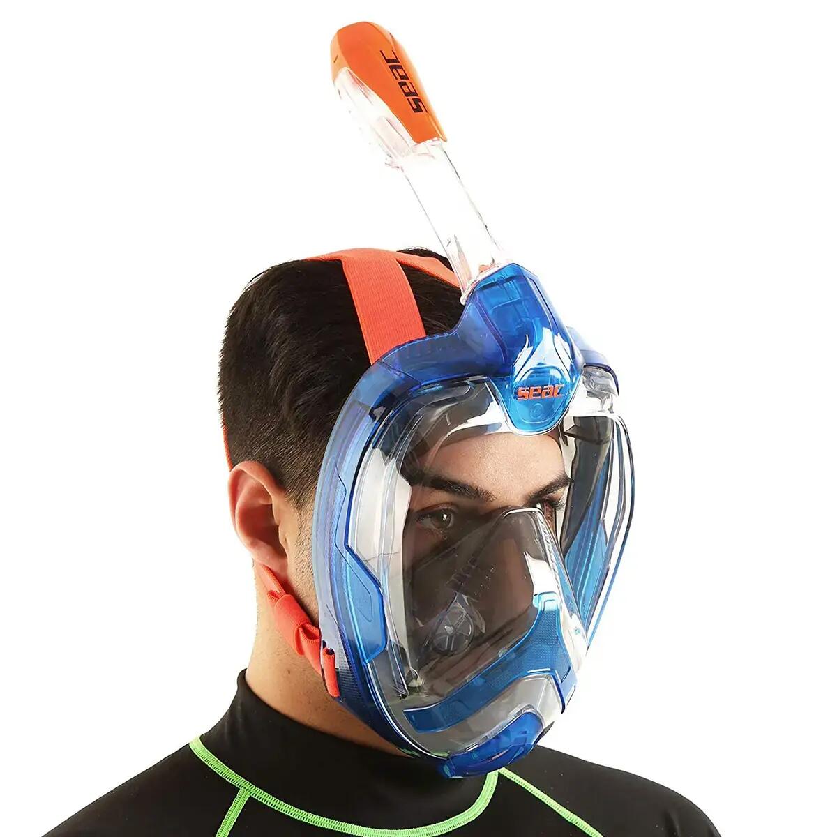 Seac Magica Transparent Indigo Snorkelling Mask 3/10
