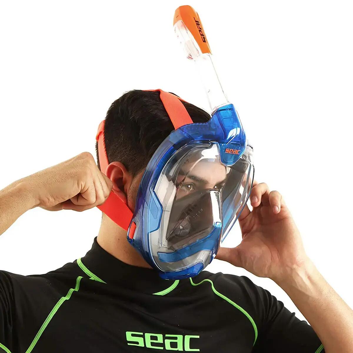 Seac Magica Transparent Indigo Snorkelling Mask 4/10