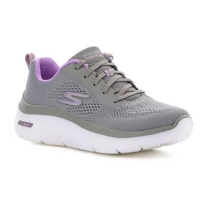 Zapatos Skechers Hyper Burst Mujer Gris Comodidad