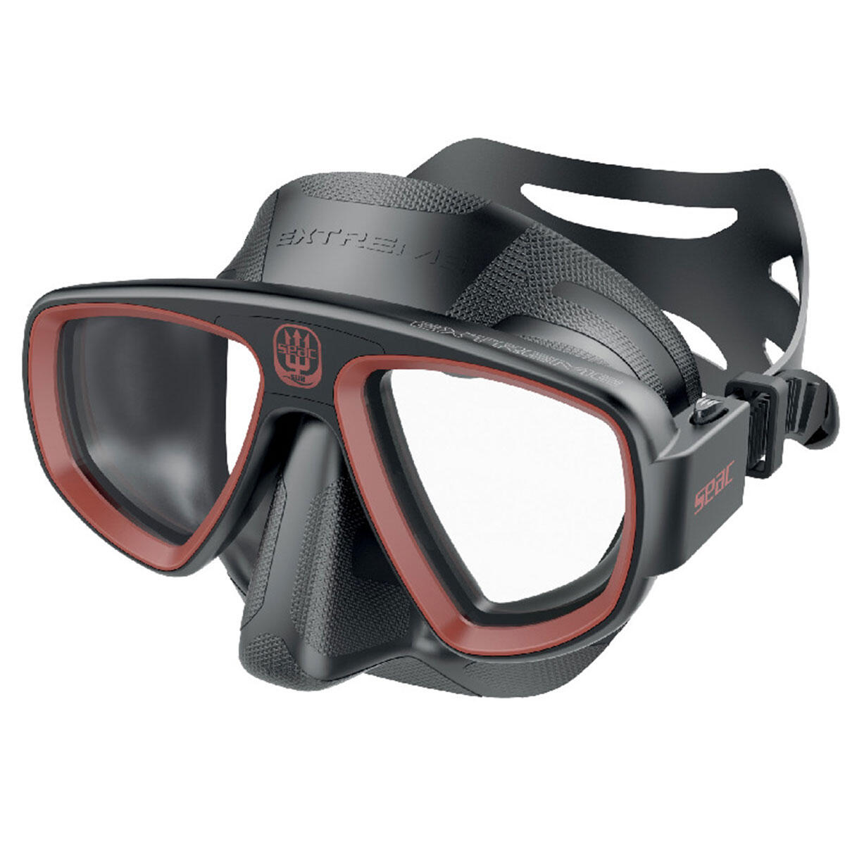 SEAC SEAC Mascara de buceo Exteme 50 negra y roja