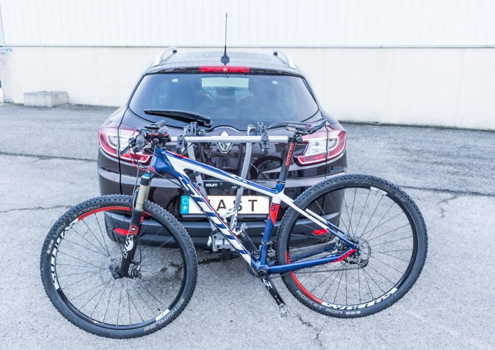 Adaptador Bicicleta Porta Bicicletas Traseiro em cor cinza 4/4