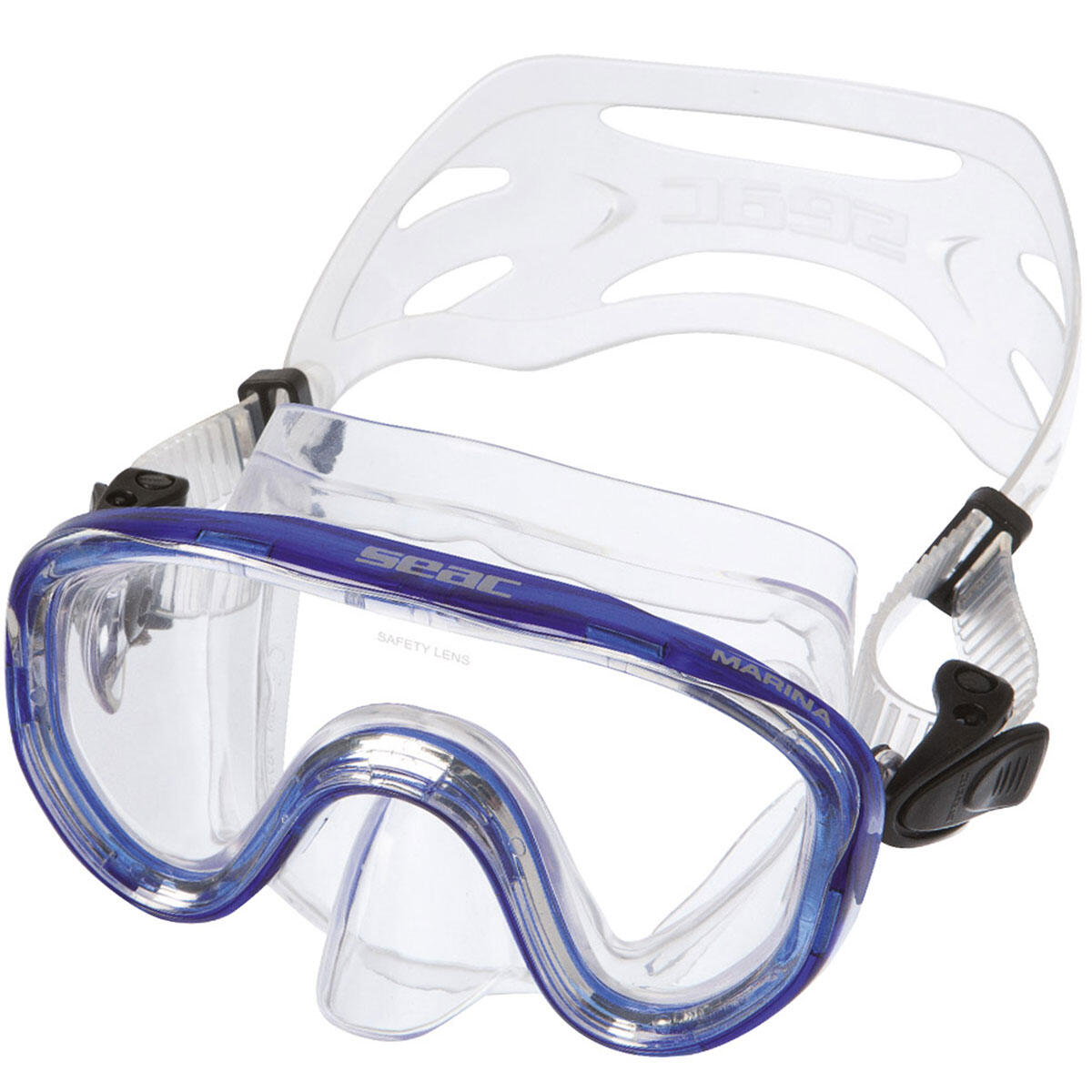 Seac - Masca Seac - Marina Siltra - Masque De Plongée - Bleu - Taille Unique - Decathlon