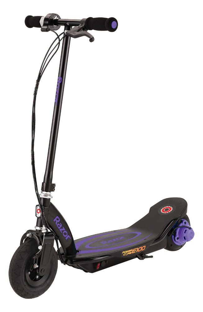 Razor Powercore E100 Purple Electric Scooter -Ages 8 + years 1/5