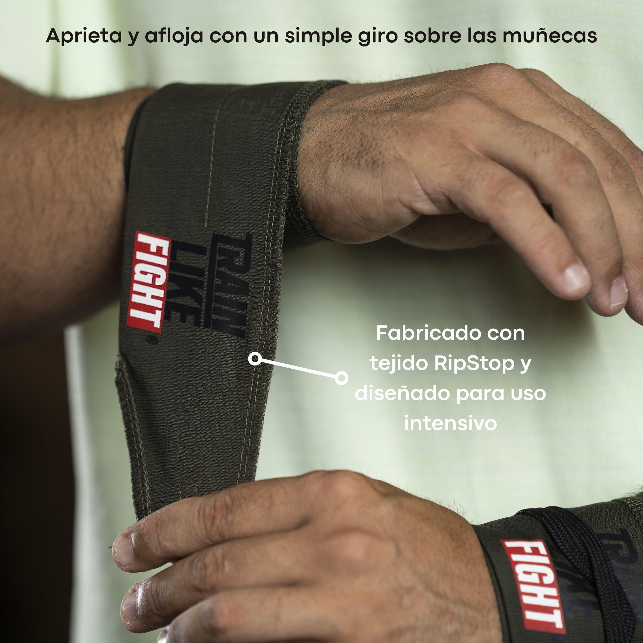 Proteção de Pulso H.D. RipStop Trainlikefight Verde 3/3