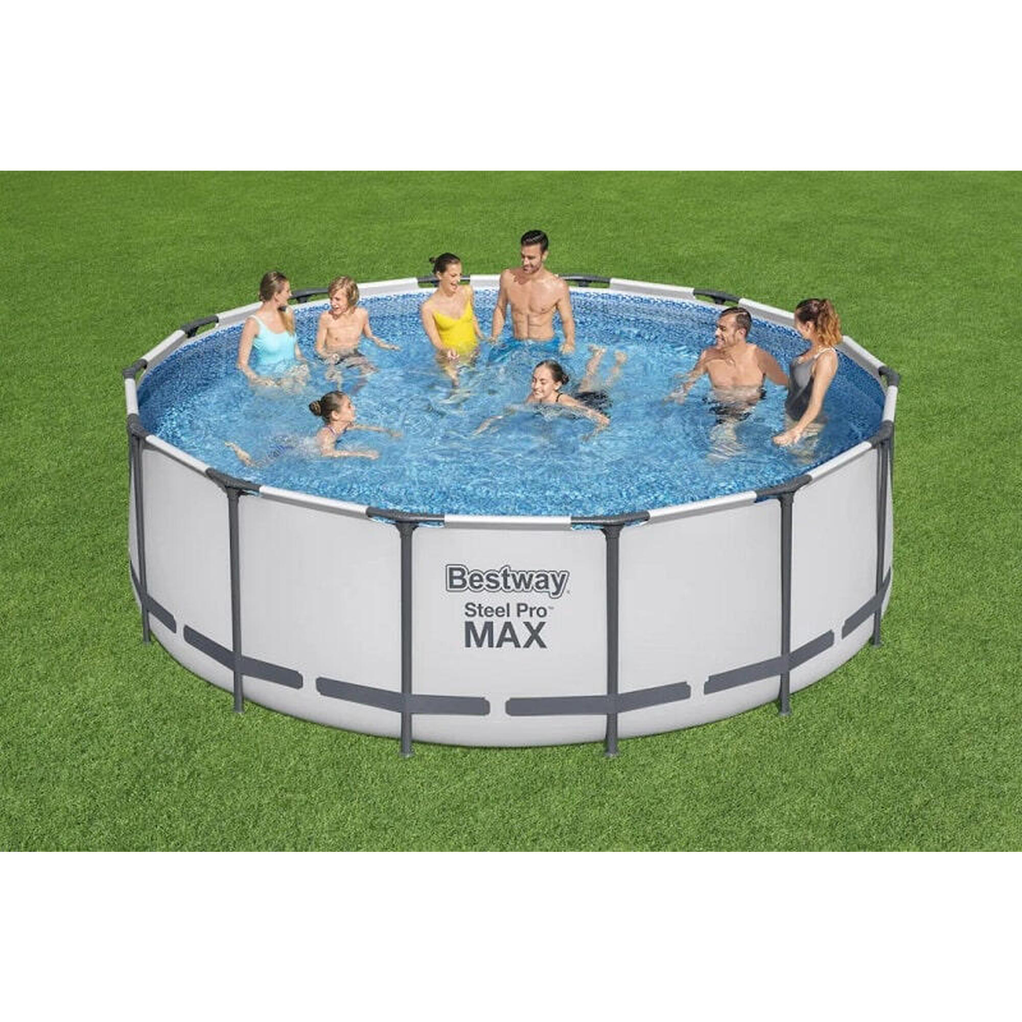 Piscine tubulaire ronde Bestway Steel Pro Max 4,27 x 1,22 m