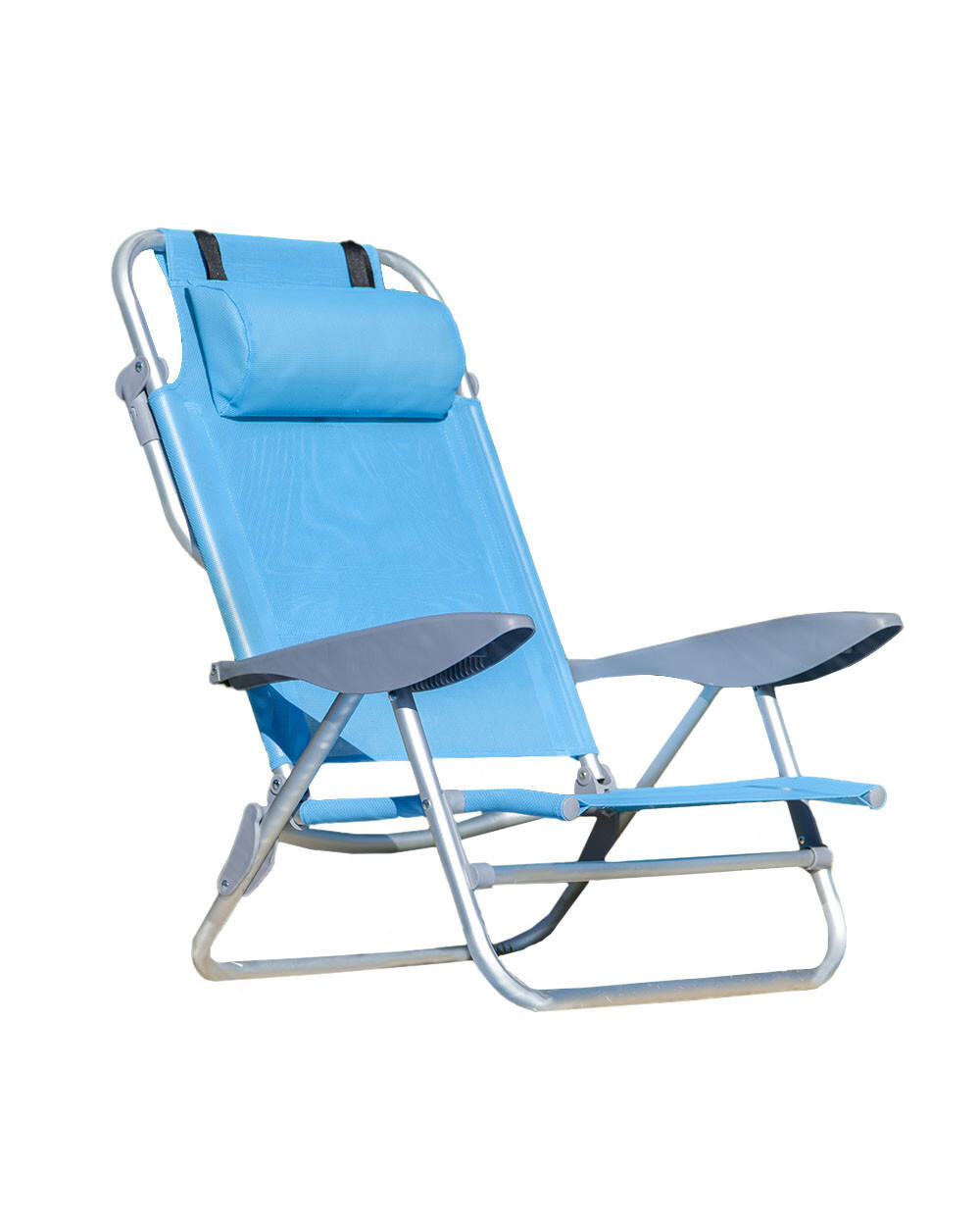 SILLA DE PLAYA PLEGABLE Y RECLINABLE 1/7