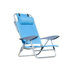 CHAISE DE PLAGE PLIANTE ET INCLINABLE