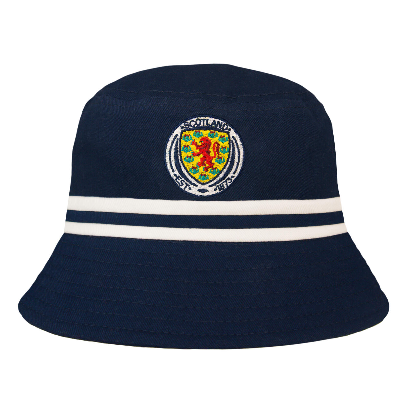 SCOTTISH FA Scotland Bucket Hat SFA Embroidered Crest Official Football Gift