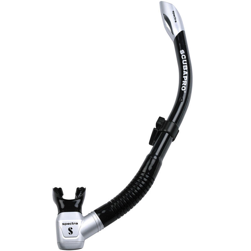 Snorkel Scubapro - SPECTRA Black, Argintiu