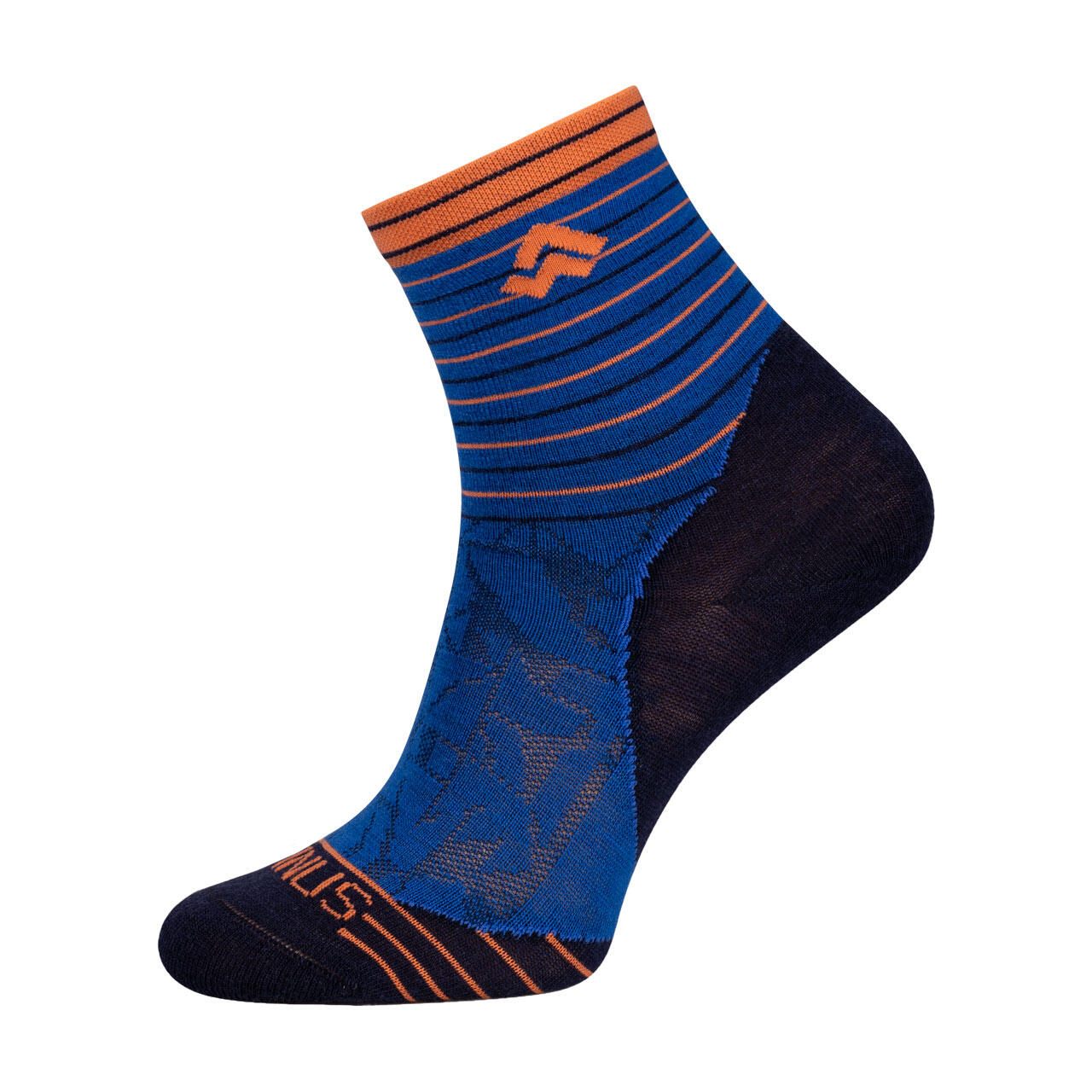 Alpinus - Chaussettes En Merino Alpinus Kuldiga - Sous-chaussette - Bleu|orange - 39/42 - Decathlon