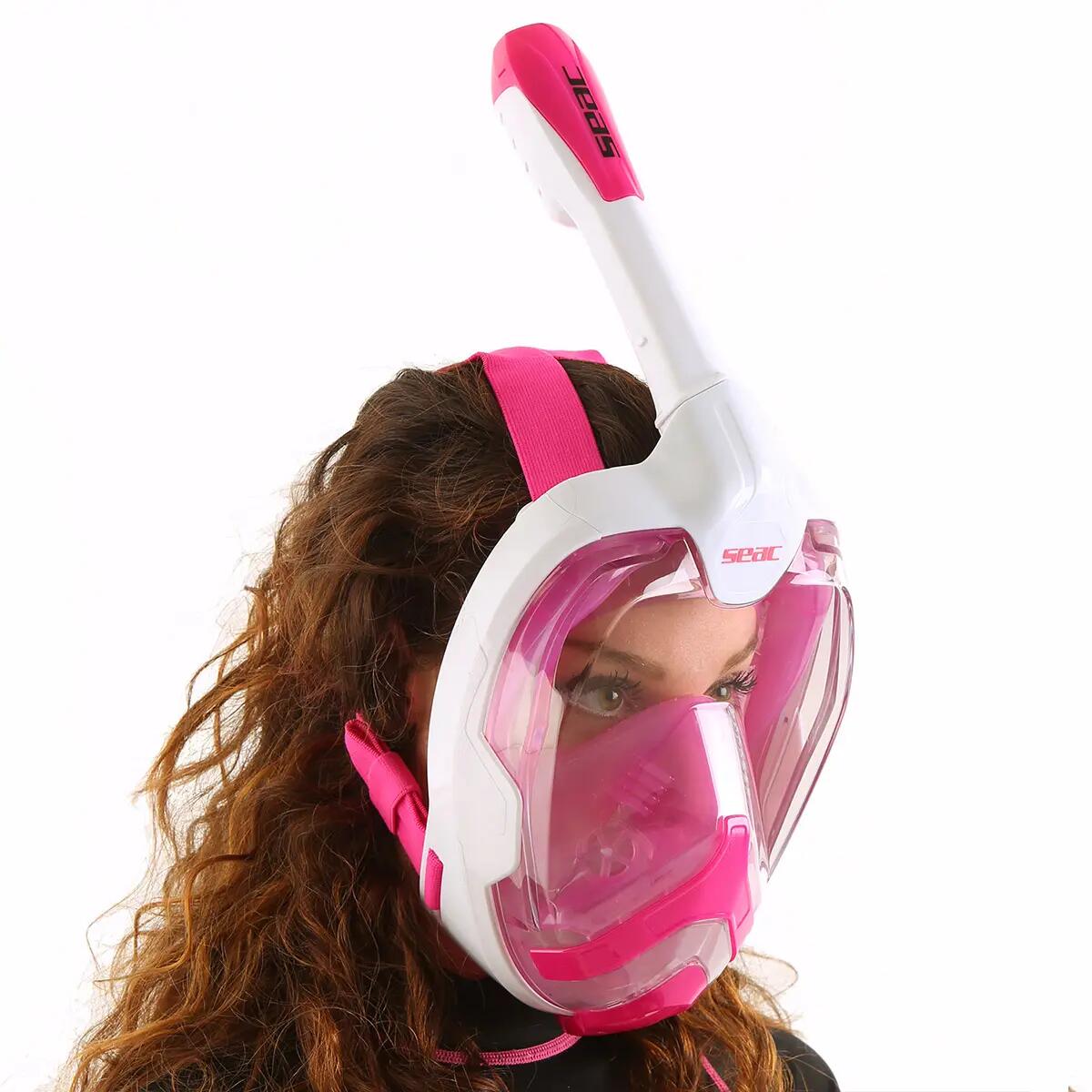 Seac Magica Snorkelling Mask White/Pink 4/10