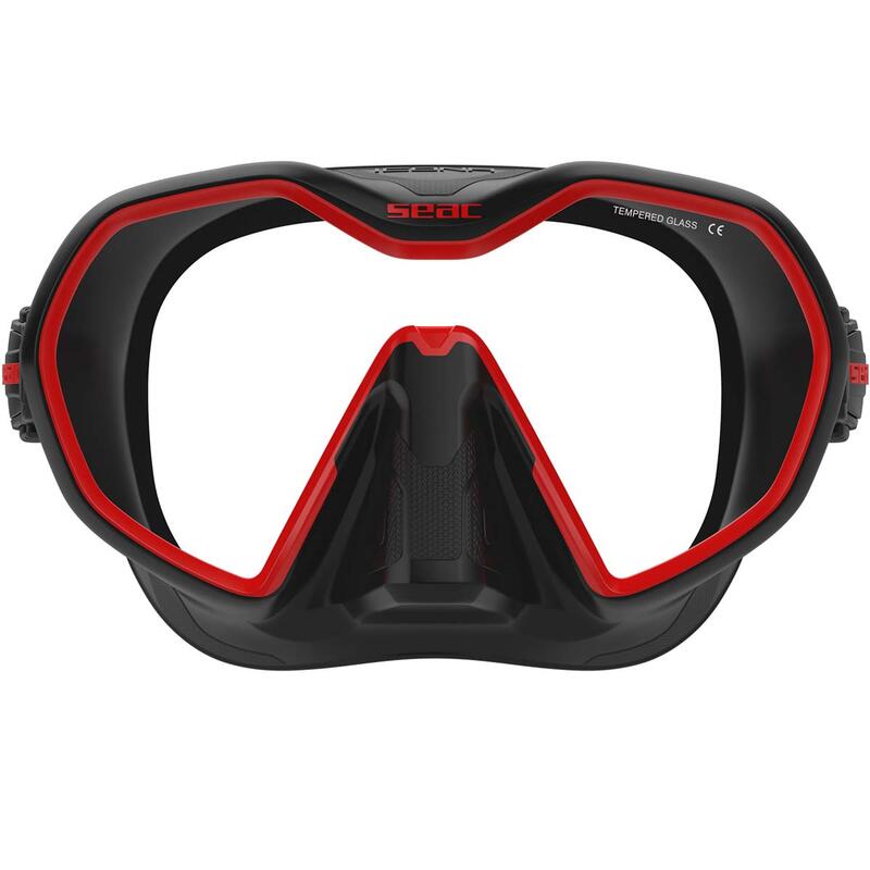 Masca Seac - ICONA Black, Rosu