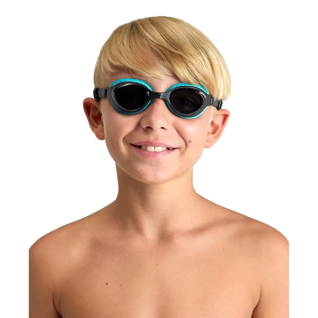 Arena Air Junior Swimming Goggles - Black/Turquoise