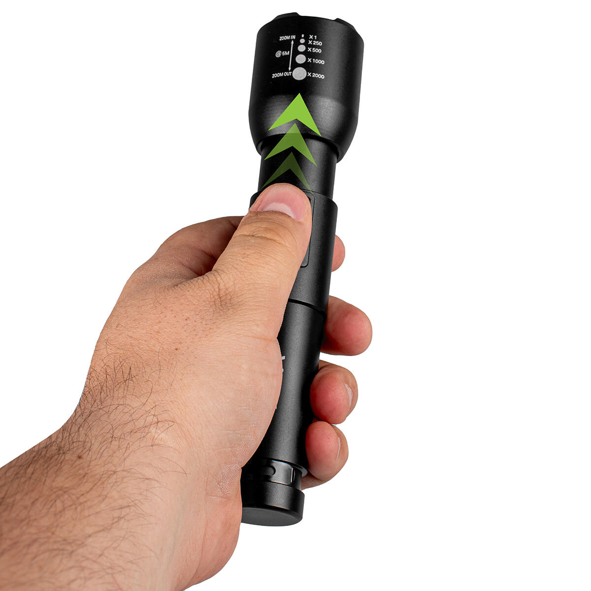 Torcia ricaricabile Vayox VA0180, 800 lm, ZOOM, con clip 3/7