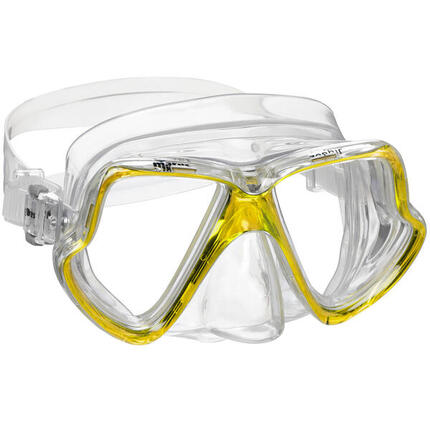 Snorkelmasker Voor Volwassenen Zephir Dubbel Glas Lichtgewicht Ez Adjust