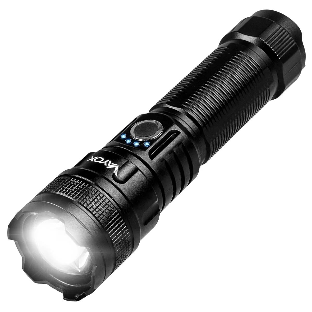 VAYOX Akumulátorová svítilna VA0179, 600lm, ZOOM, powerbanka