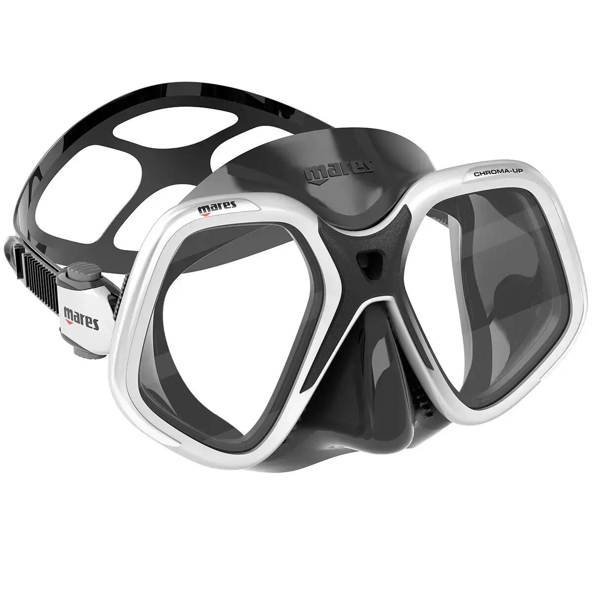 Masca SCUBA Mares - CHROMA UP Black, Alb 1/1